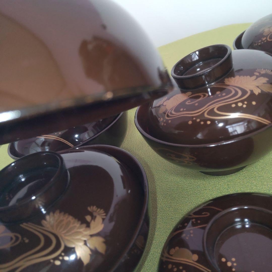 最高級 深川製磁 染付 菊唐草 小丼 どんぶり 鉢 5枚 箱付 最高級 深川製磁 染付 菊唐草 小丼 どんぶり 鉢 5枚 箱